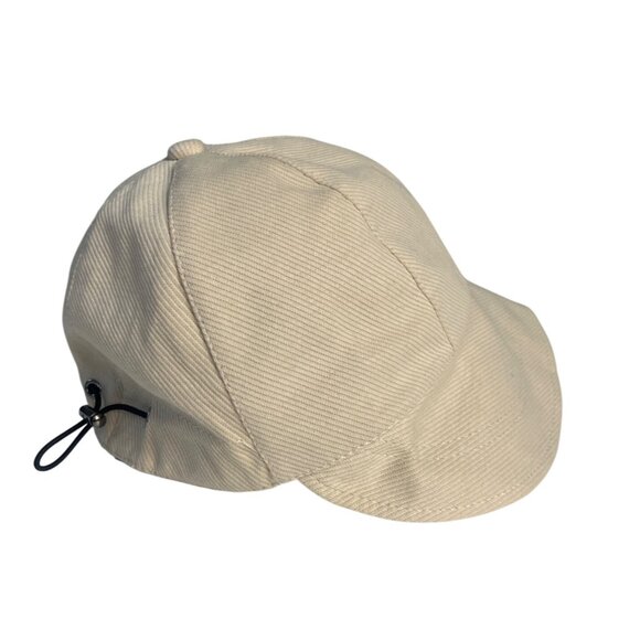 Sun Cap Hat With Adjustable Strap Gardening Beige Corduroy - Picture 3 of 7